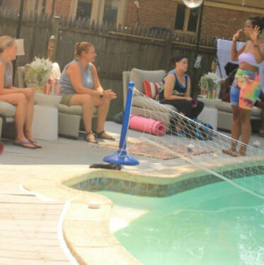 Sound Therapy by Pool